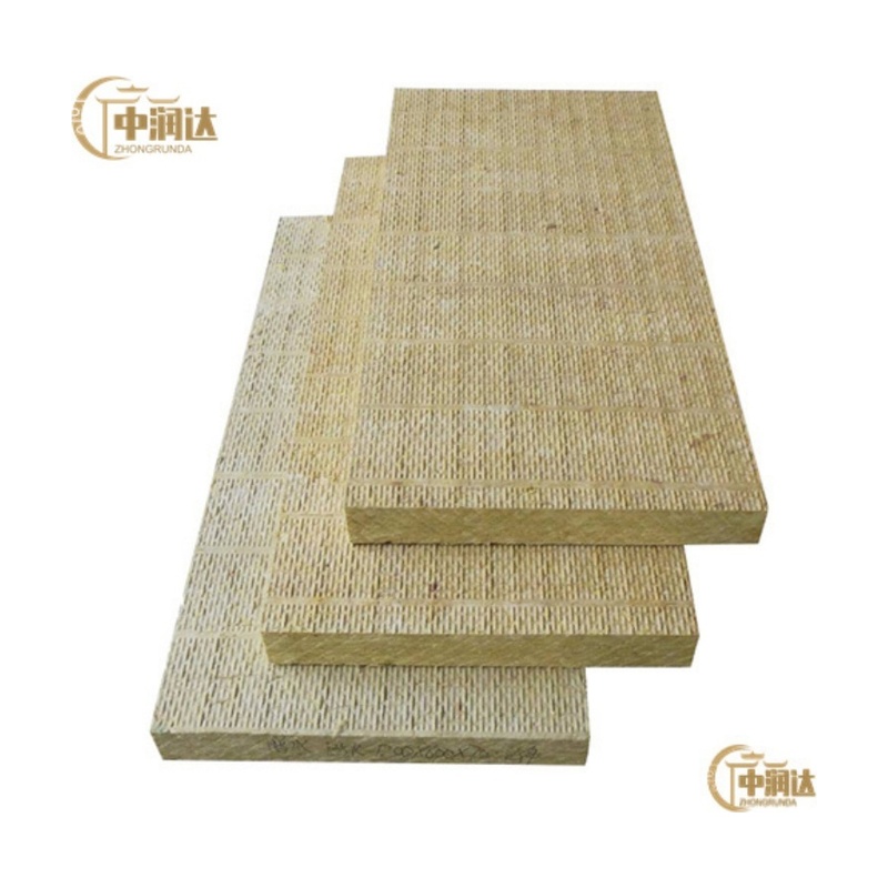 A1 Class Fire Resistance Rock Wool Slab Customizable Size Building Material Rockwool Insul