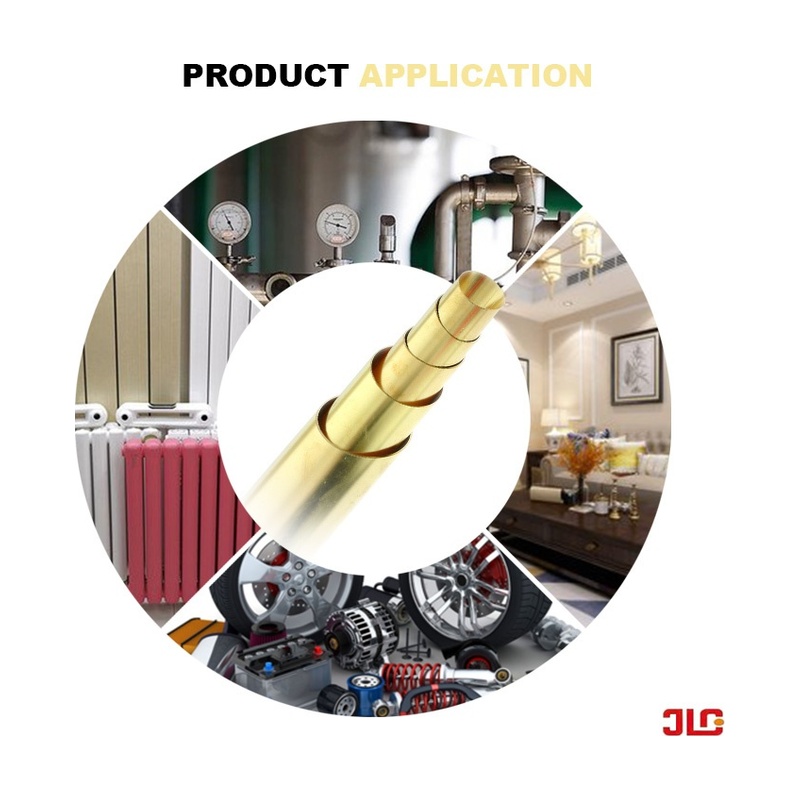ASTM B135 Certified Seamless Copper Brass Pipes Coil Bars Strips Pipes for Refrigeration