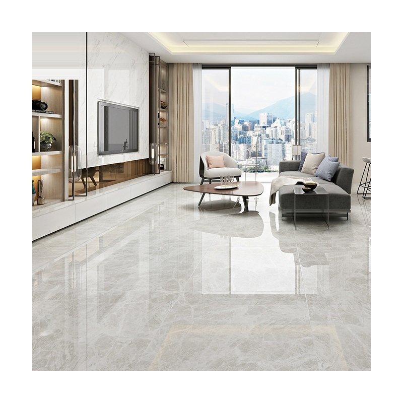 Gray Large Ceramic Floor Tile Polished 800 X 800mm