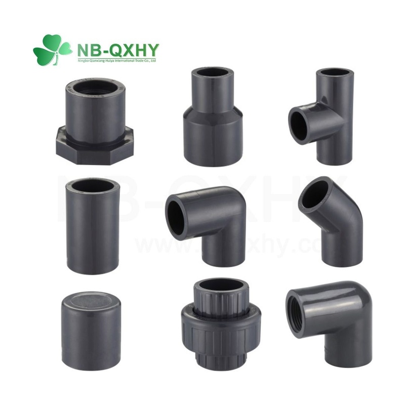 High Pressure PPR Plastic ANSI Sch80 Pn16 Male Female Thread Union Coupling Tee Cap Connec