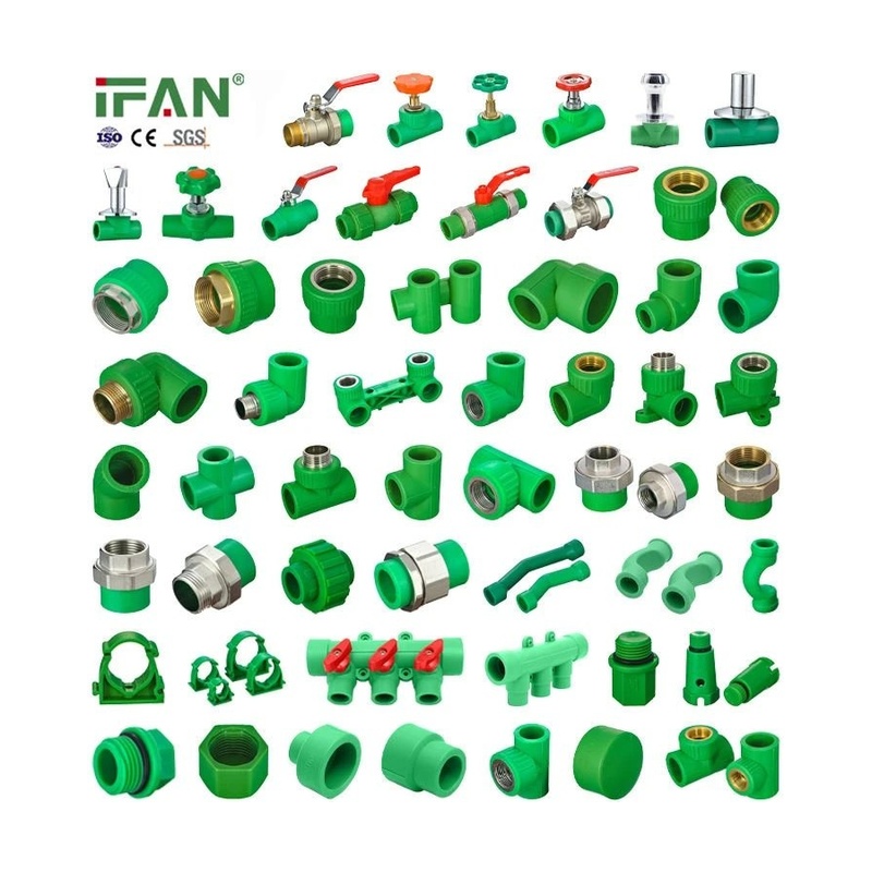 Ifan PPR PVC CPVC PP Pph Plumbing Materials Fitting Water Polypropylene PPR Pipe Fittings