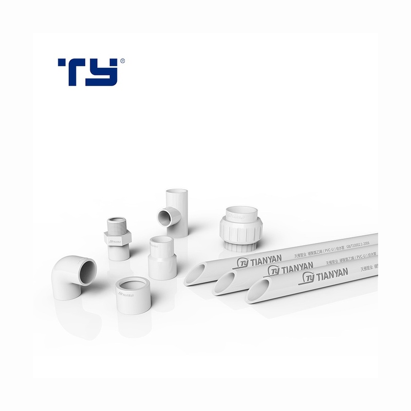 Schedule 40 PVC CPVC Plastic HDPE Sch40 Pipe Tube Plumbing Tee Elbow Couping Female Male A